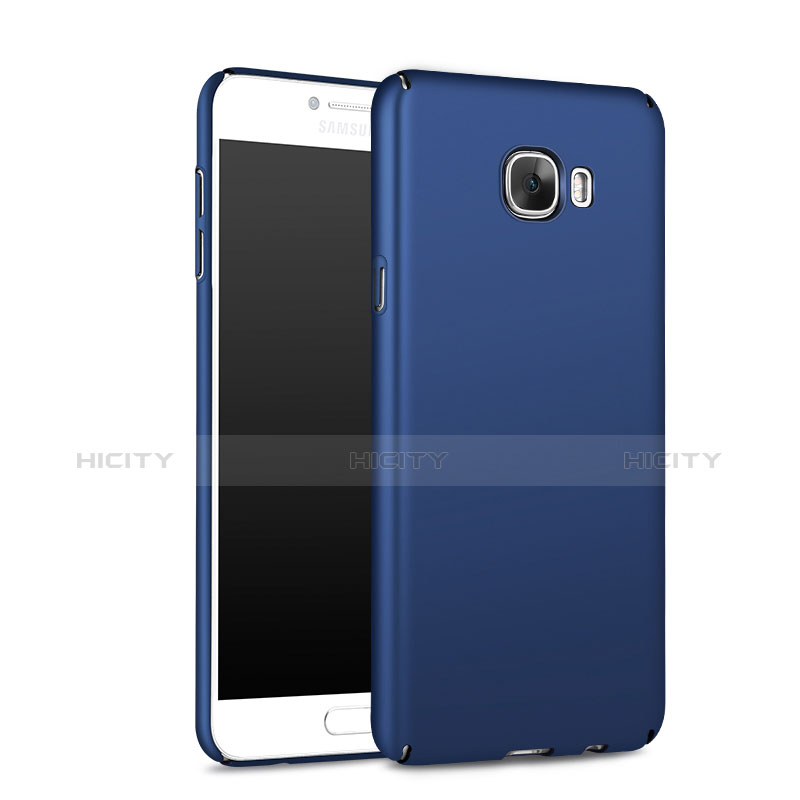 Carcasa Dura Plastico Rigida Mate M01 para Samsung Galaxy C5 SM-C5000 Azul