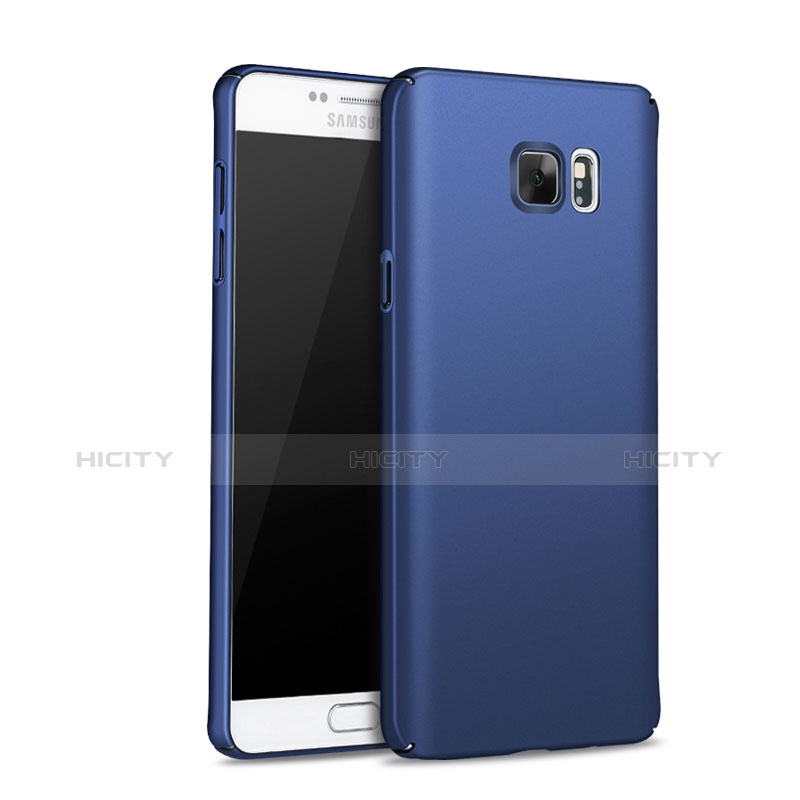 Carcasa Dura Plastico Rigida Mate M01 para Samsung Galaxy Note 5 N9200 N920 N920F Azul