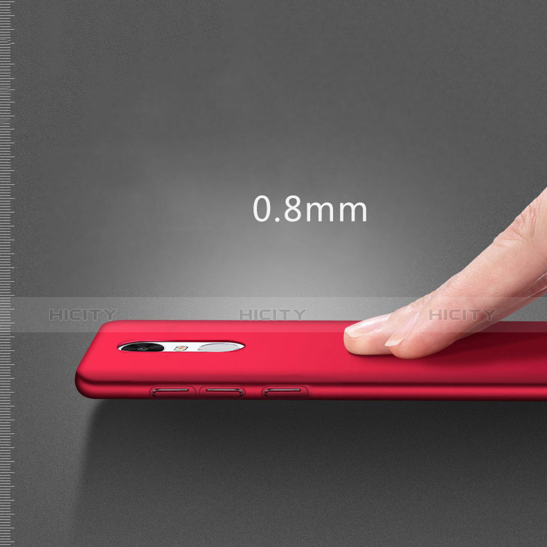 Carcasa Dura Plastico Rigida Mate M01 para Xiaomi Redmi Note 3 Pro Rojo