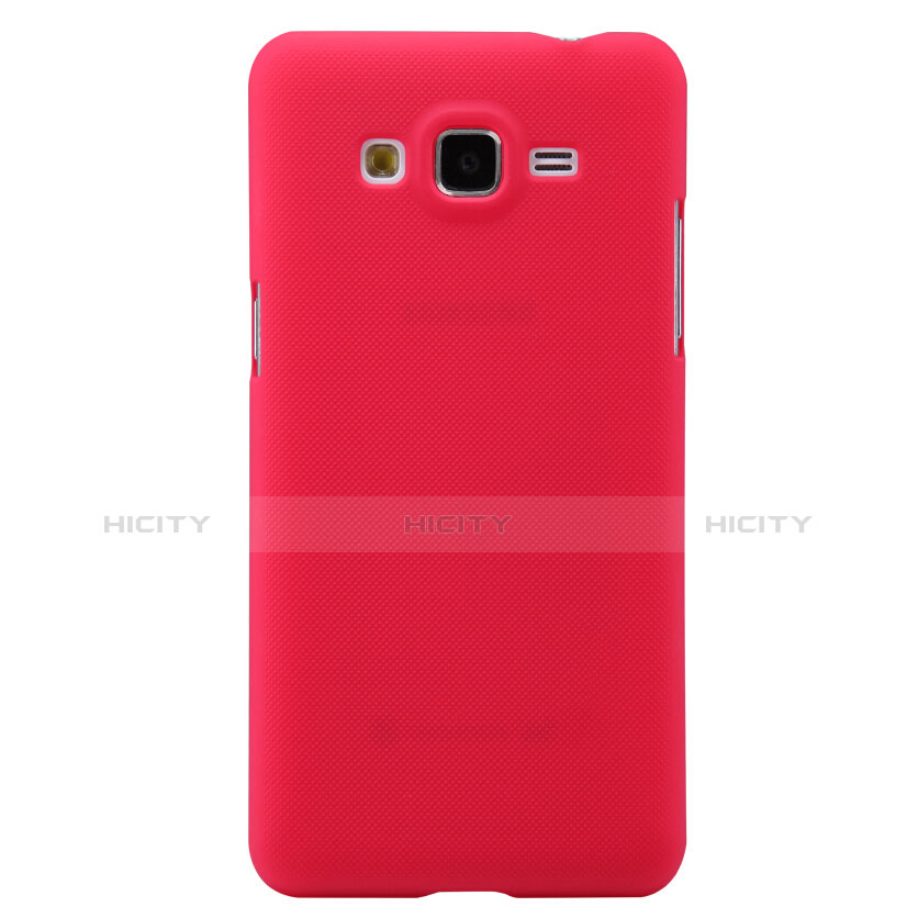 Carcasa Dura Plastico Rigida Mate M02 para Samsung Galaxy Grand Prime SM-G530H Rojo