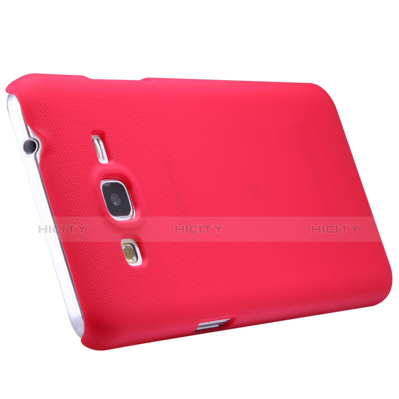 Carcasa Dura Plastico Rigida Mate M02 para Samsung Galaxy Grand Prime SM-G530H Rojo