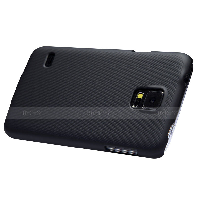 Carcasa Dura Plastico Rigida Mate M02 para Samsung Galaxy S5 Duos Plus Negro