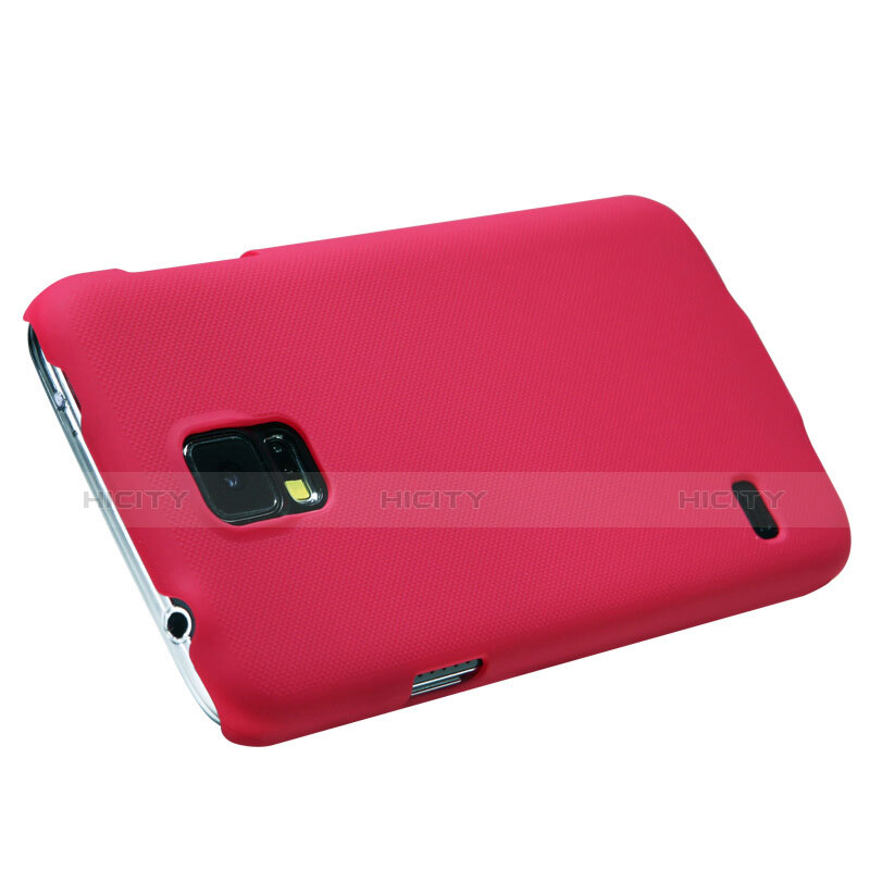 Carcasa Dura Plastico Rigida Mate M02 para Samsung Galaxy S5 G900F G903F Rojo