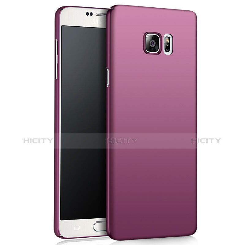 Carcasa Dura Plastico Rigida Mate M03 para Samsung Galaxy Note 5 N9200 N920 N920F Morado