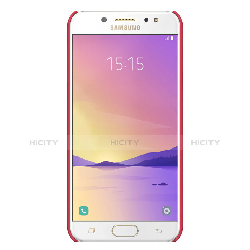 Carcasa Dura Plastico Rigida Mate M04 para Samsung Galaxy C8 C710F Rojo