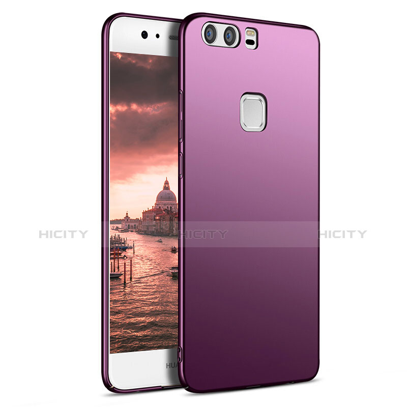 Carcasa Dura Plastico Rigida Mate M09 para Huawei P9 Morado