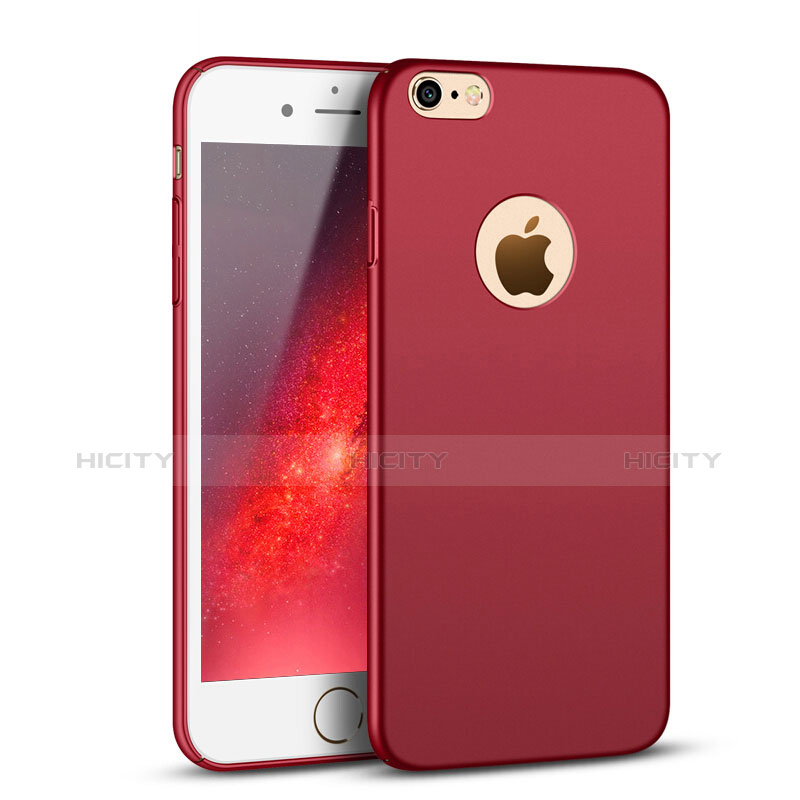 Carcasa Dura Plastico Rigida Mate P01 para Apple iPhone 6 Rojo