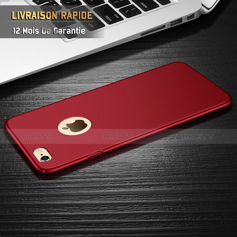 Carcasa Dura Plastico Rigida Mate P01 para Apple iPhone 6 Rojo