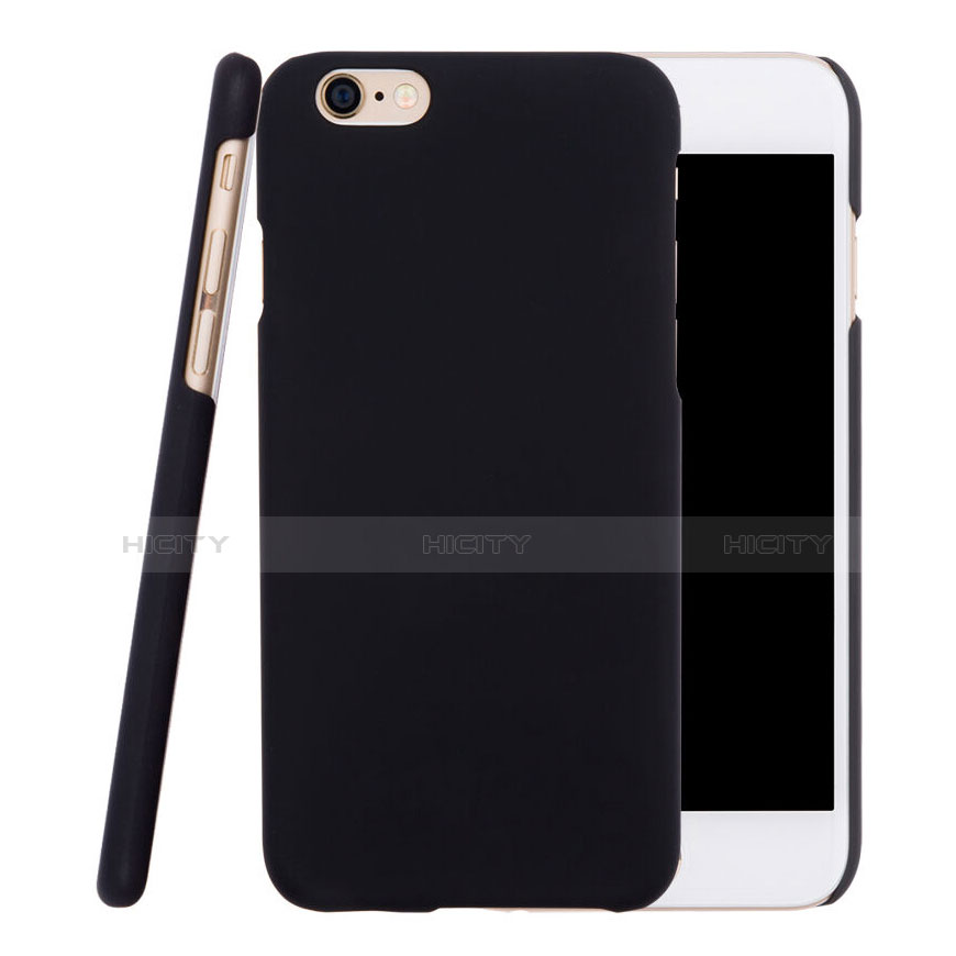 Carcasa Dura Plastico Rigida Mate para Apple iPhone 6 Negro