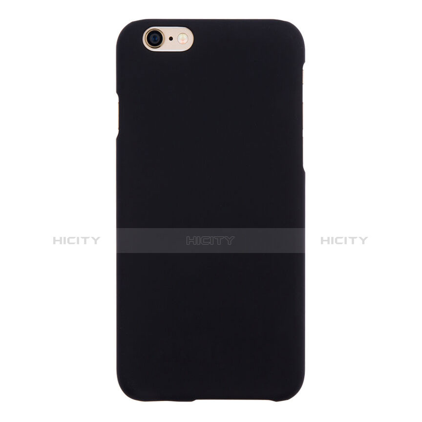 Carcasa Dura Plastico Rigida Mate para Apple iPhone 6 Plus Negro