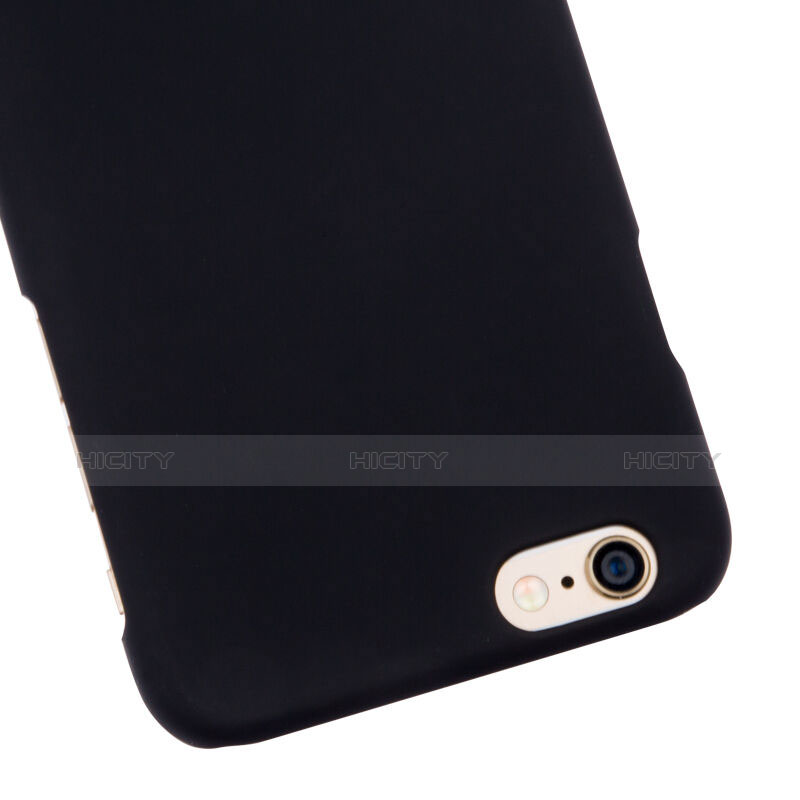 Carcasa Dura Plastico Rigida Mate para Apple iPhone 6 Plus Negro