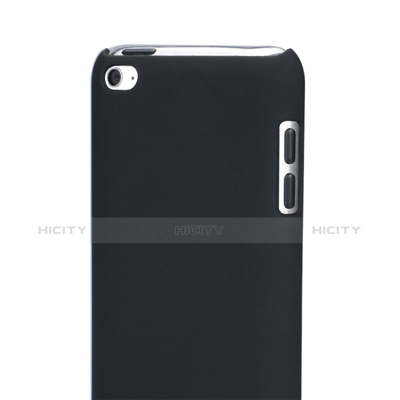 Carcasa Dura Plastico Rigida Mate para Apple iPod Touch 4 Negro