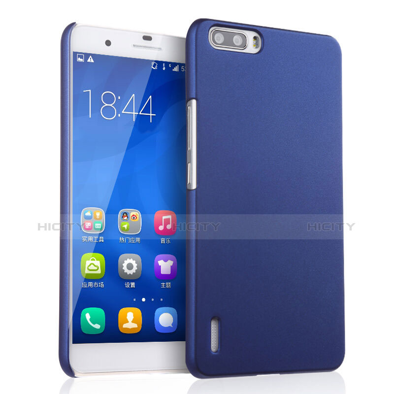 Carcasa Dura Plastico Rigida Mate para Huawei Honor 6 Plus Azul