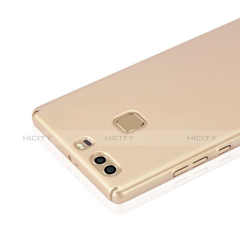 Carcasa Dura Plastico Rigida Mate para Huawei P9 Plus Oro