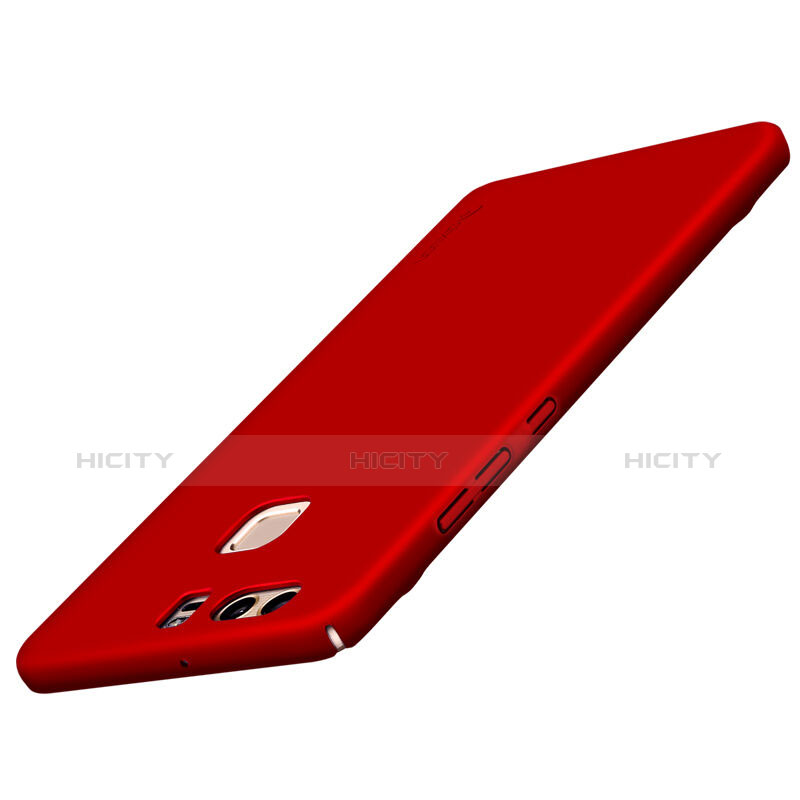 Carcasa Dura Plastico Rigida Mate para Huawei P9 Plus Rojo