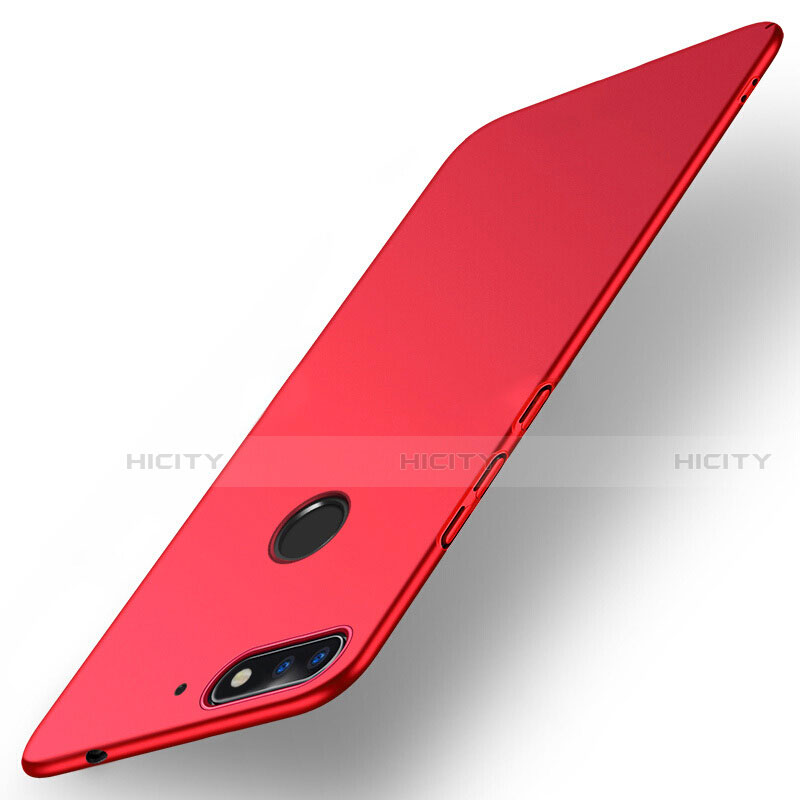 Carcasa Dura Plastico Rigida Mate para Huawei Y6 Prime (2018) Rojo