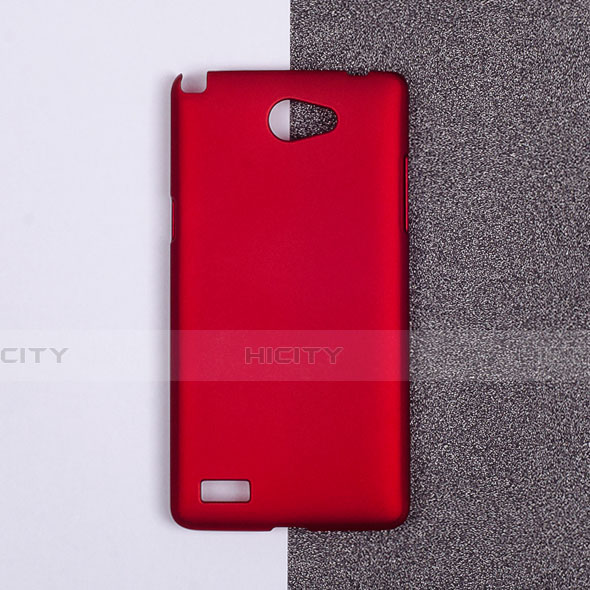 Carcasa Dura Plastico Rigida Mate para LG L Bello 2 Rojo