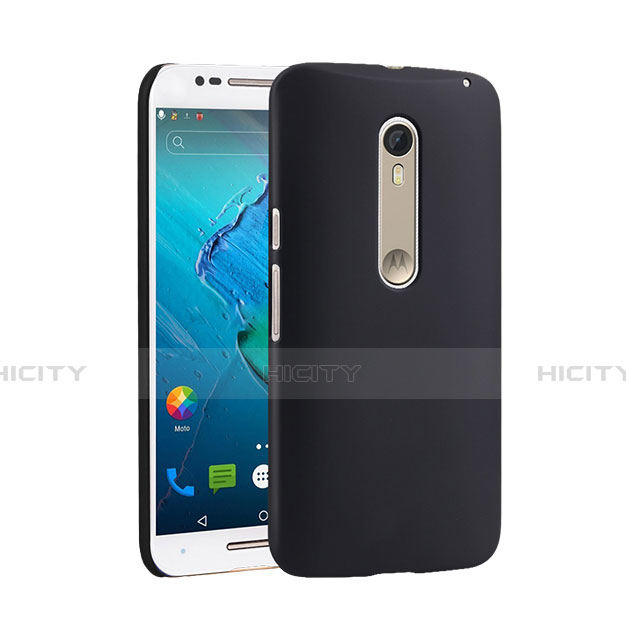 Carcasa Dura Plastico Rigida Mate para Motorola Moto X Style Negro