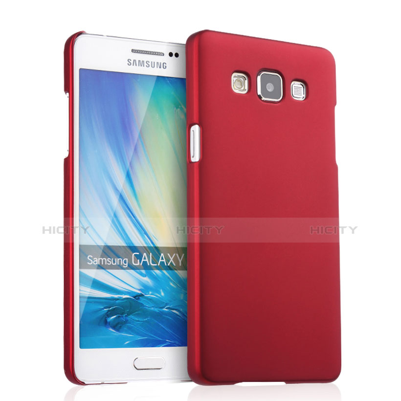 Carcasa Dura Plastico Rigida Mate para Samsung Galaxy A5 Duos SM-500F Rojo