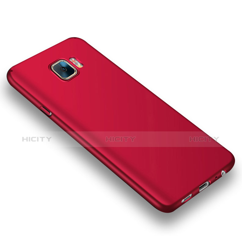 Carcasa Dura Plastico Rigida Mate para Samsung Galaxy C5 Pro C5010 Rojo