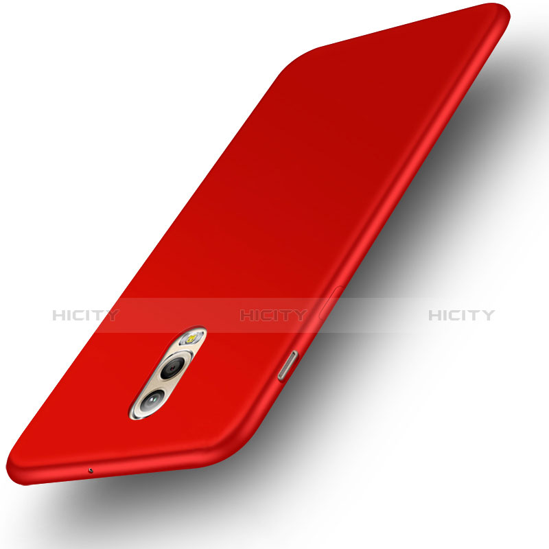 Carcasa Dura Plastico Rigida Mate para Samsung Galaxy C7 (2017) Rojo