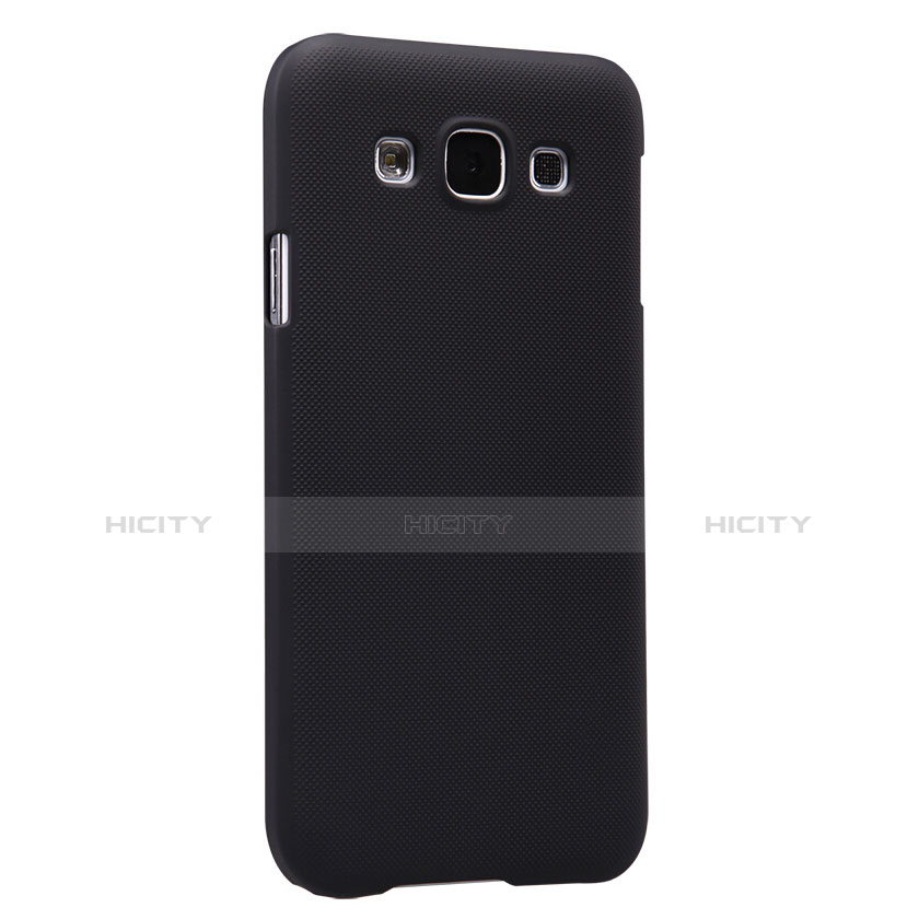 Carcasa Dura Plastico Rigida Mate para Samsung Galaxy E5 SM-E500F E500H Negro