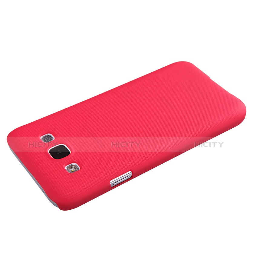 Carcasa Dura Plastico Rigida Mate para Samsung Galaxy E5 SM-E500F E500H Rojo