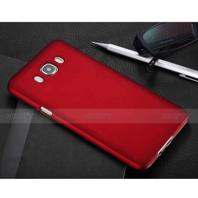 Carcasa Dura Plastico Rigida Mate para Samsung Galaxy J7 (2016) J710F J710FN Rojo