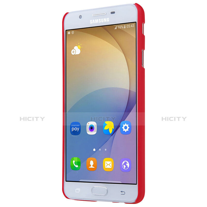 Carcasa Dura Plastico Rigida Mate para Samsung Galaxy On5 (2016) G570 G570F Rojo