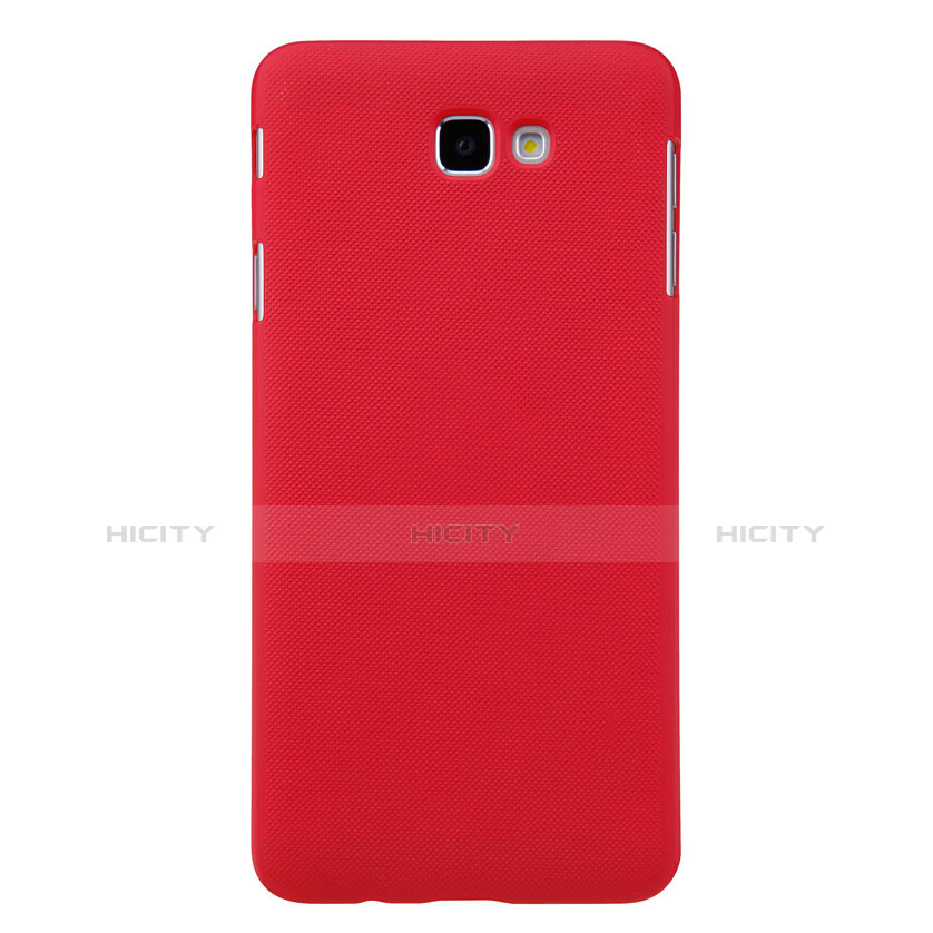 Carcasa Dura Plastico Rigida Mate para Samsung Galaxy On7 (2016) G6100 Rojo