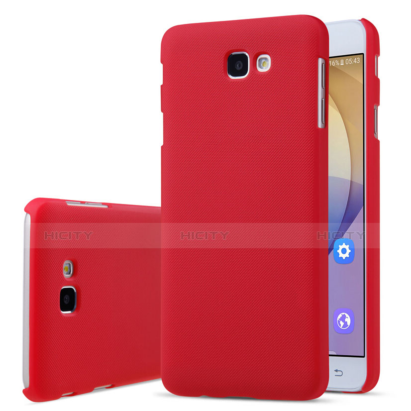 Carcasa Dura Plastico Rigida Mate para Samsung Galaxy On7 (2016) G6100 Rojo