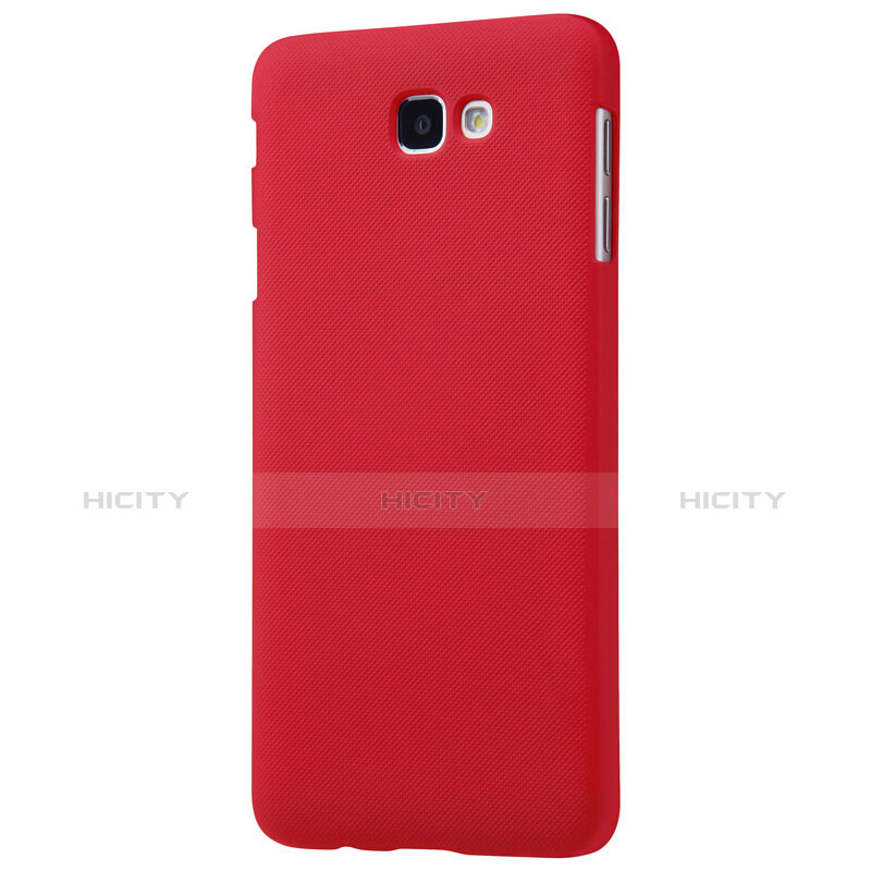 Carcasa Dura Plastico Rigida Mate para Samsung Galaxy On7 (2016) G6100 Rojo