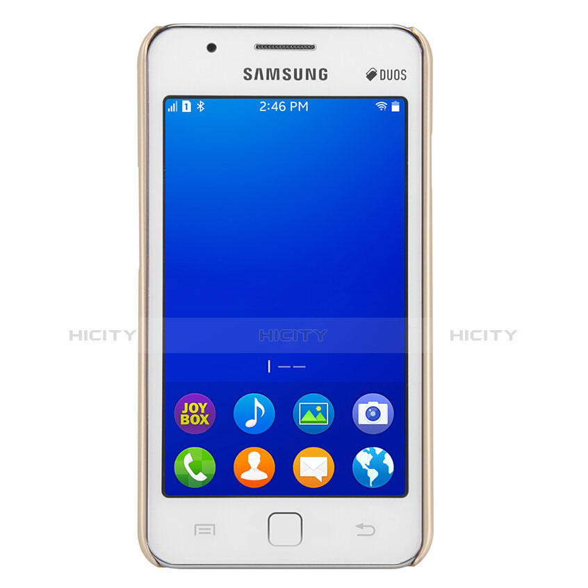 Carcasa Dura Plastico Rigida Mate para Samsung Z1 Z130H Oro