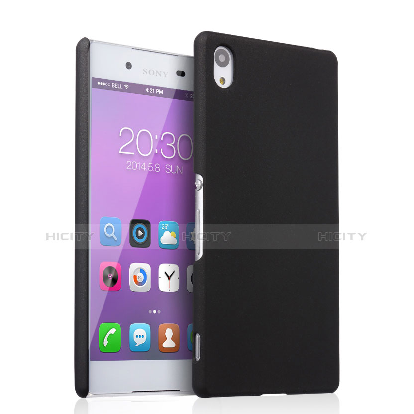 Carcasa Dura Plastico Rigida Mate para Sony Xperia Z3+ Plus Negro