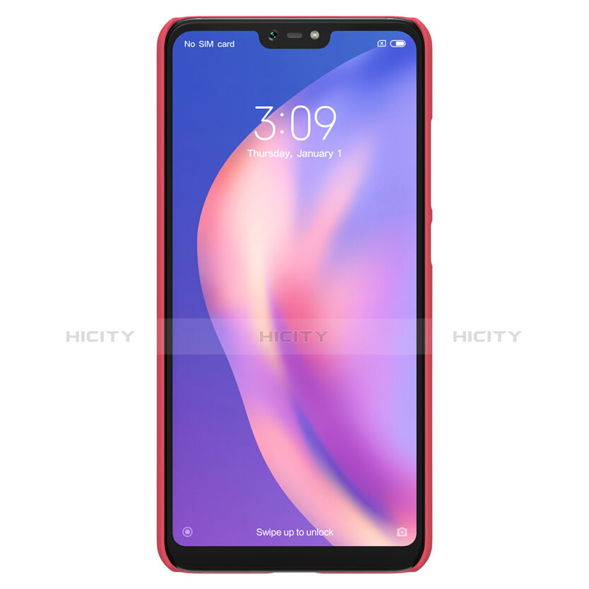 Carcasa Dura Plastico Rigida Mate para Xiaomi Mi 8 Lite Rojo