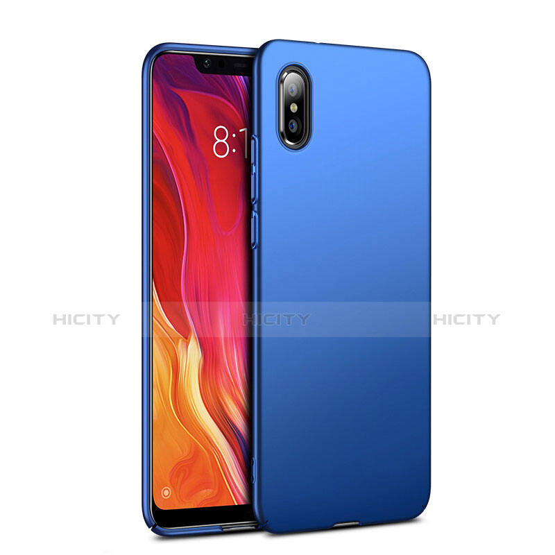 Carcasa Dura Plastico Rigida Mate para Xiaomi Mi 8 Pro Global Version Azul