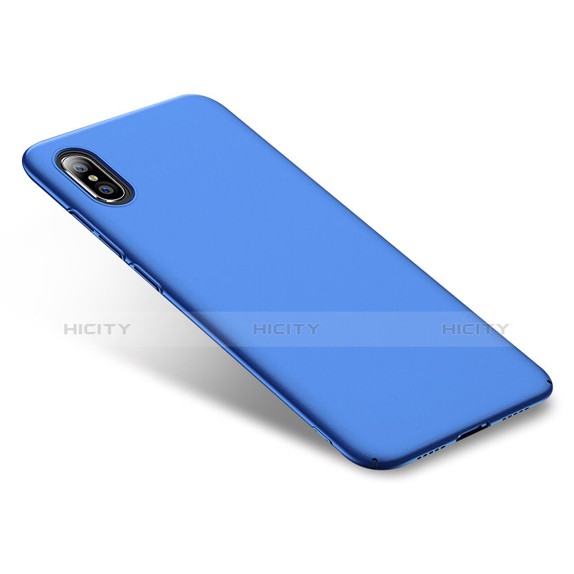 Carcasa Dura Plastico Rigida Mate para Xiaomi Mi 8 Pro Global Version Azul