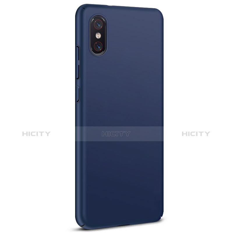 Carcasa Dura Plastico Rigida Mate para Xiaomi Mi 8 Screen Fingerprint Edition Azul