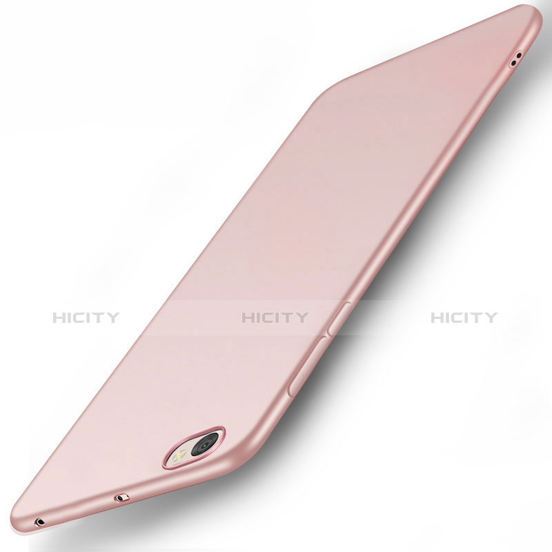 Carcasa Dura Plastico Rigida Mate para Xiaomi Redmi Note 5A Standard Edition Oro Rosa