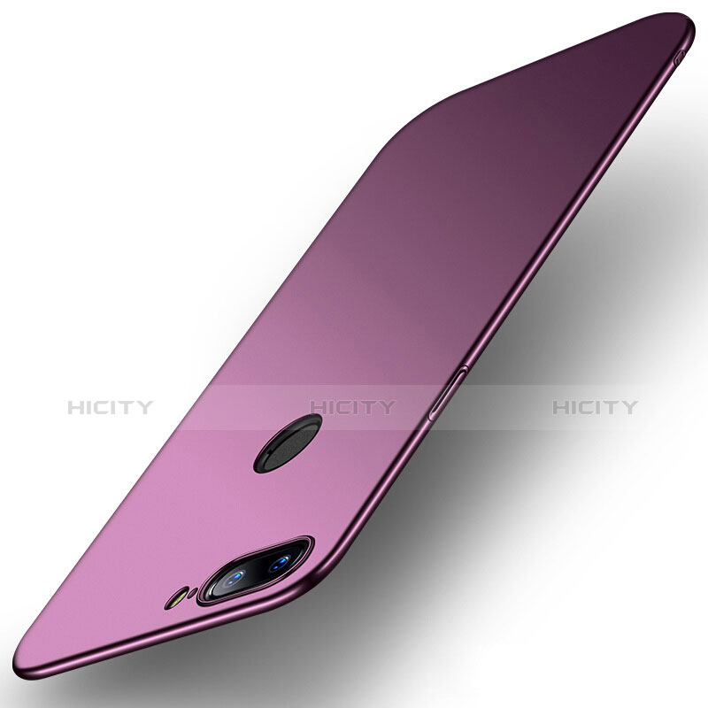 Carcasa Dura Plastico Rigida Mate R02 para OnePlus 5T A5010 Morado