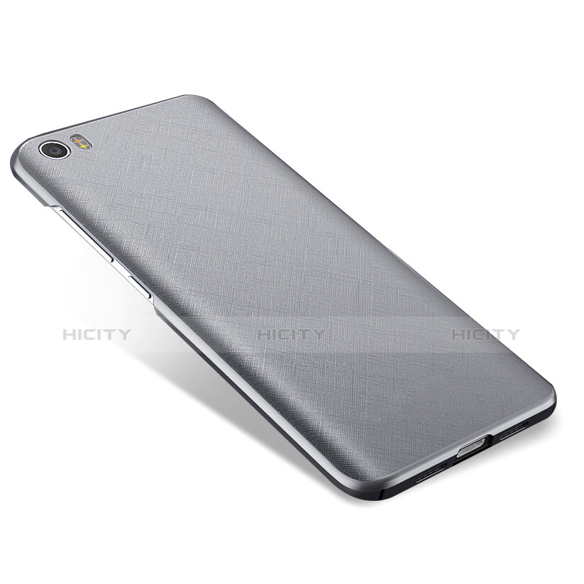 Carcasa Dura Plastico Rigida Mate Twill para Xiaomi Mi 5 Plata