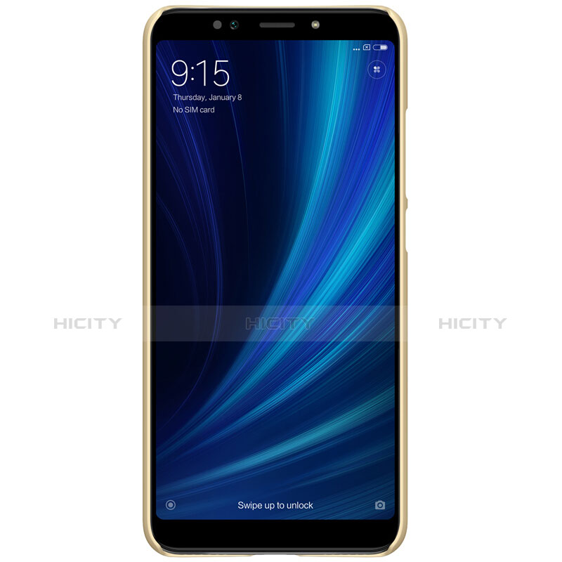 Carcasa Dura Plastico Rigida Perforada para Xiaomi Mi 6X Oro