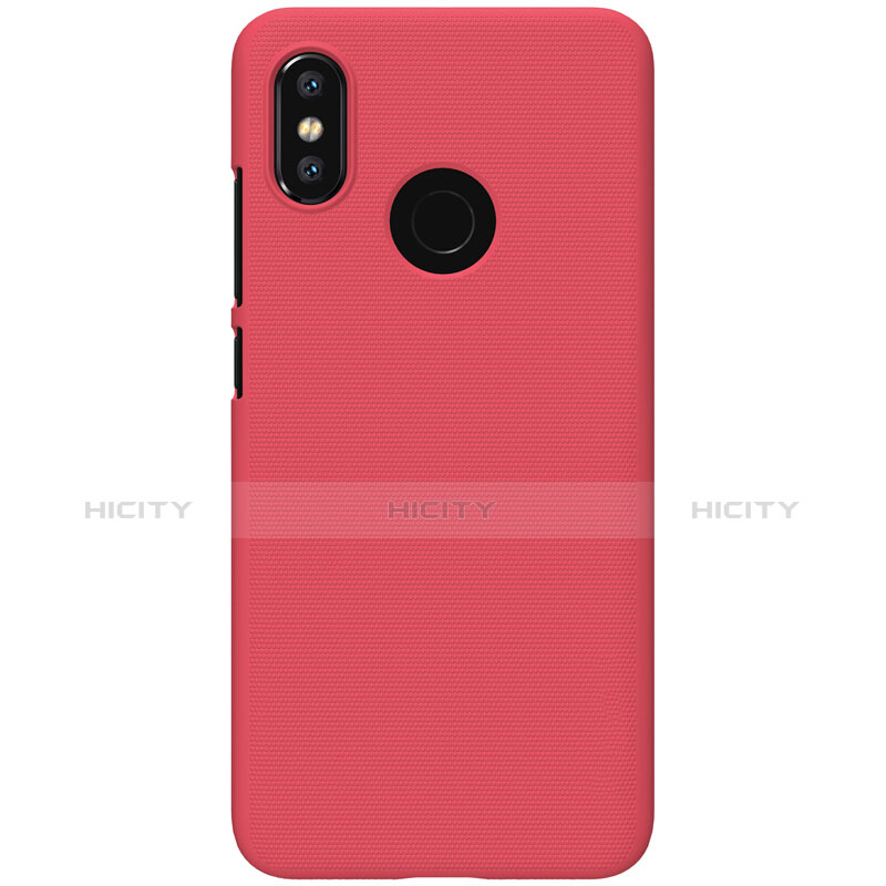 Carcasa Dura Plastico Rigida Perforada para Xiaomi Mi 8 Rojo