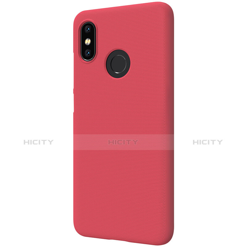 Carcasa Dura Plastico Rigida Perforada para Xiaomi Mi 8 Rojo