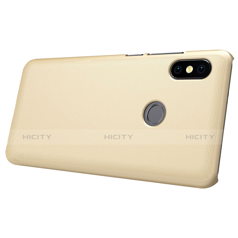 Carcasa Dura Plastico Rigida Perforada para Xiaomi Redmi Note 5 AI Dual Camera Oro