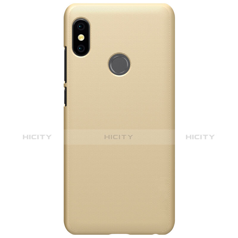 Carcasa Dura Plastico Rigida Perforada para Xiaomi Redmi Note 5 AI Dual Camera Oro