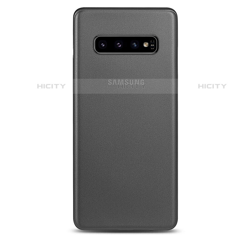 Carcasa Dura Ultrafina Transparente Funda Mate P01 para Samsung Galaxy S10 5G Gris