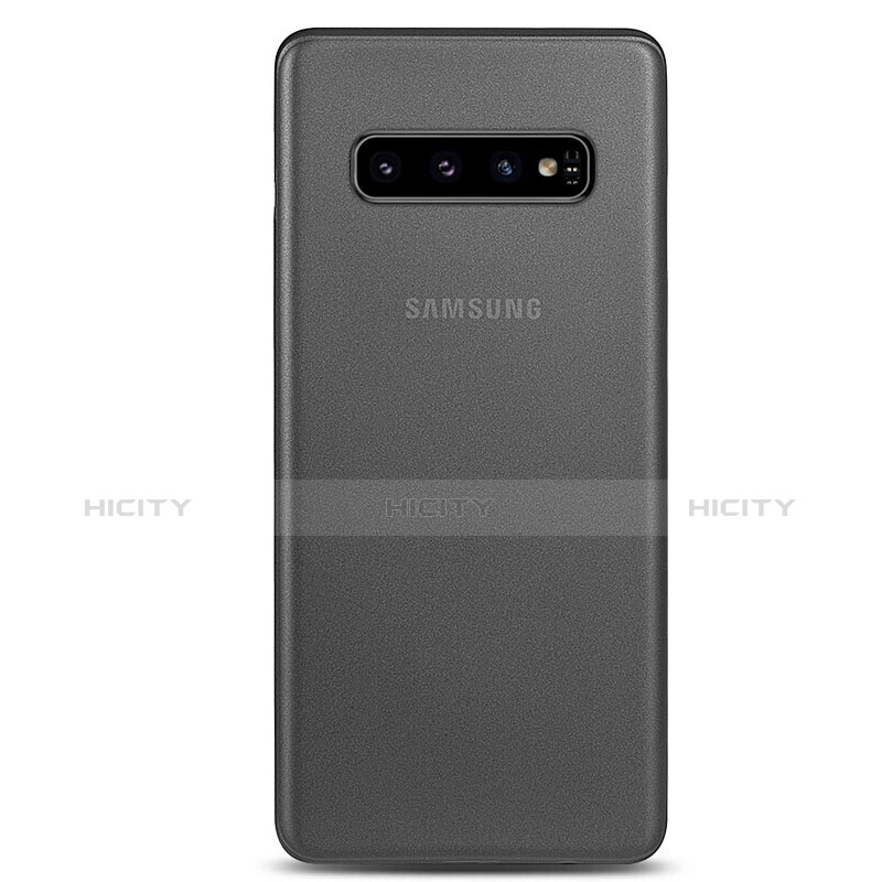 Carcasa Dura Ultrafina Transparente Funda Mate P01 para Samsung Galaxy S10 Gris