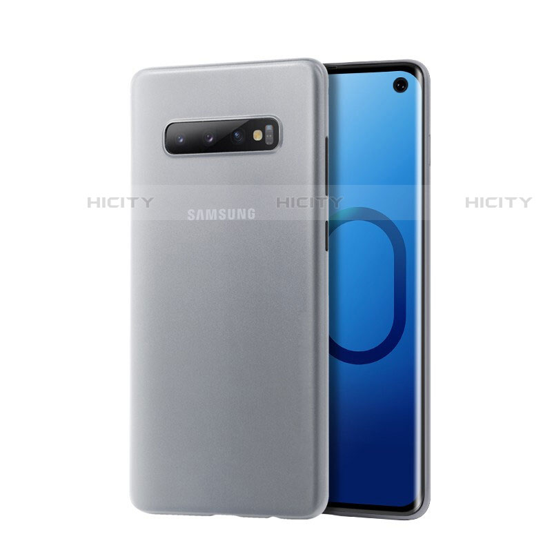 Carcasa Dura Ultrafina Transparente Funda Mate para Samsung Galaxy S10 5G Blanco