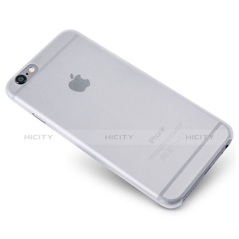 Carcasa Dura Ultrafina Transparente Mate para Apple iPhone 6 Blanco